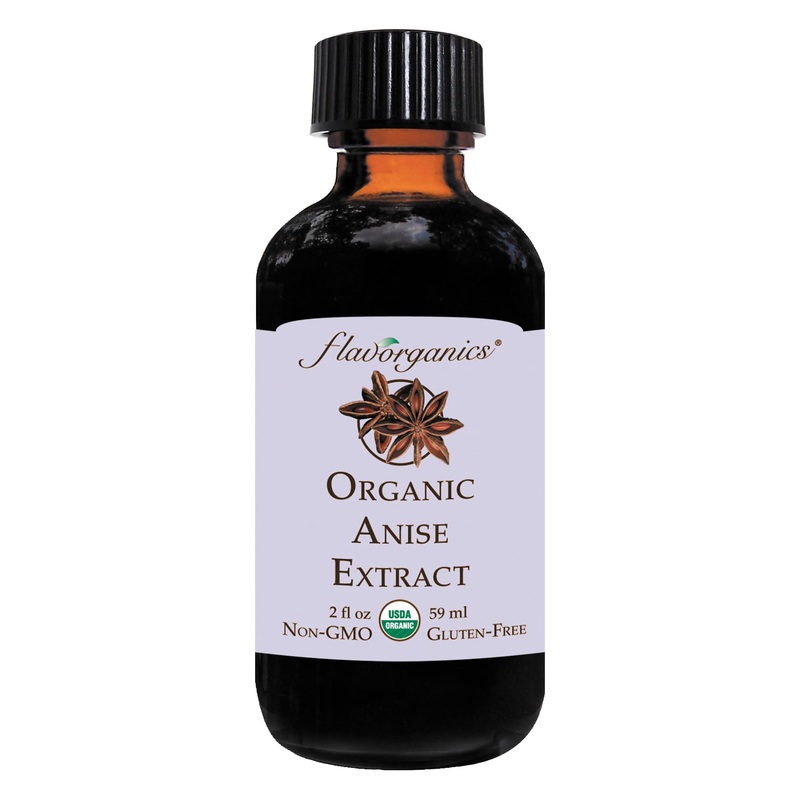 Flavorganics Organic Anise Extract, 2 Ounce (2 Pack)