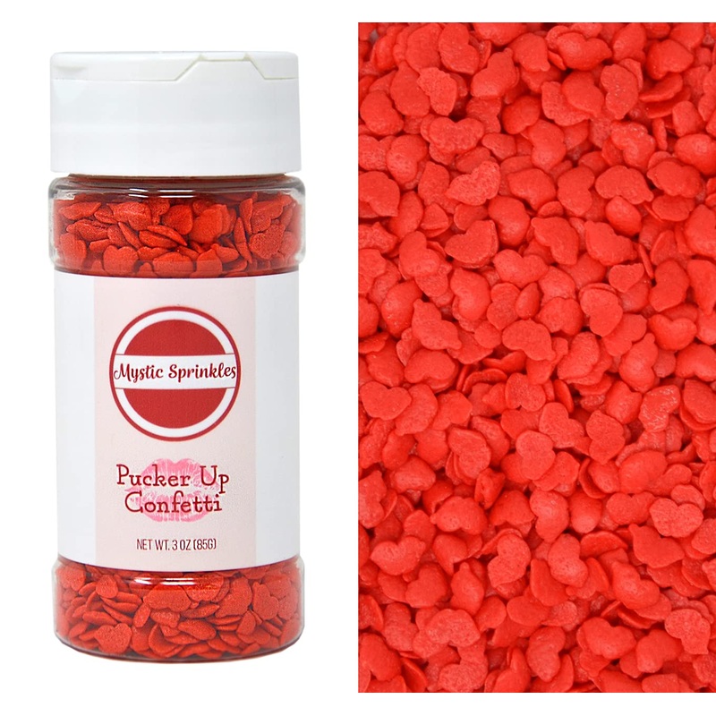 Mystic Sprinkles Valentine’S Day Sprinkle Mixes (Pucker Up Confetti 2.6Oz)