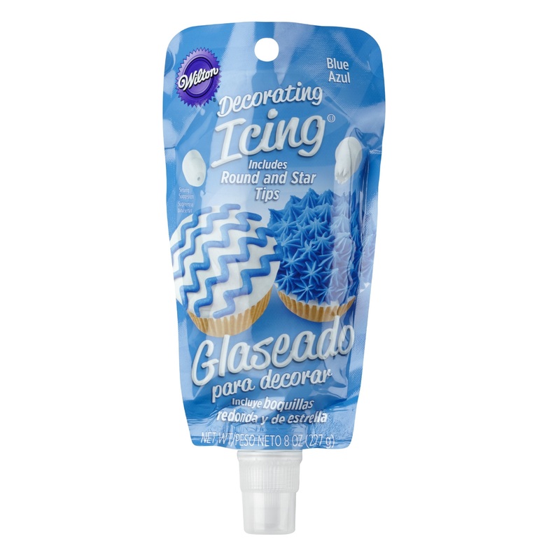 Wilton Icing Pouch With Tips, 8-Ounce, Blue