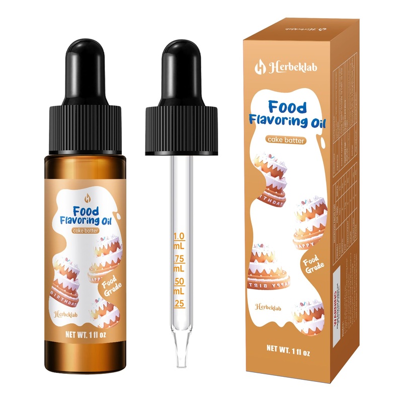 Cake Batter Flavoring 1 Fl Oz Cake Batter Extract For Baking Concentrated Candy Flavoring For Candy Making – With Glass Dropper