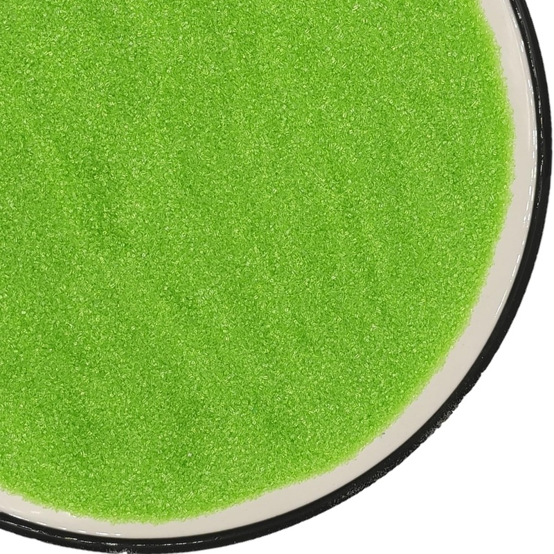 Edible 5 Ounce Fine Decorative Grass Green Sanding Sugar Sprinkles For Baking, Sparkling Crystals For Cakes, Cookies, Cupcakes,