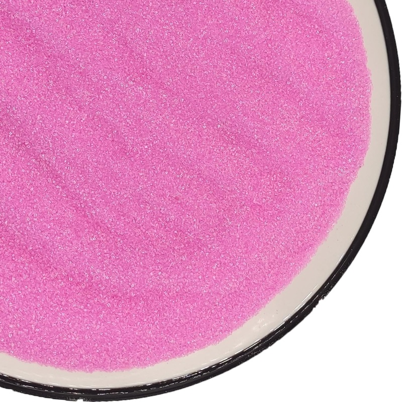 Edible 5 Ounce Fine Decorative Pink Sanding Sugar Sprinkles For Baking, Sparkling Crystals For Cakes, Cookies, Cupcakes, Ice Cre