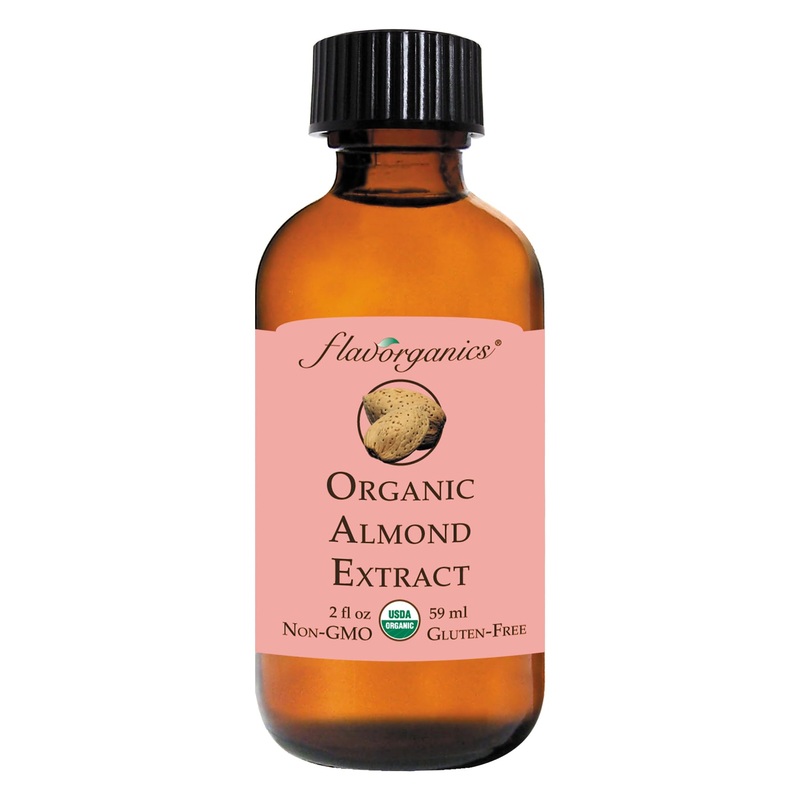 Flavorganics Organic Almond Extract, 2 Ounce (2 Pack)
