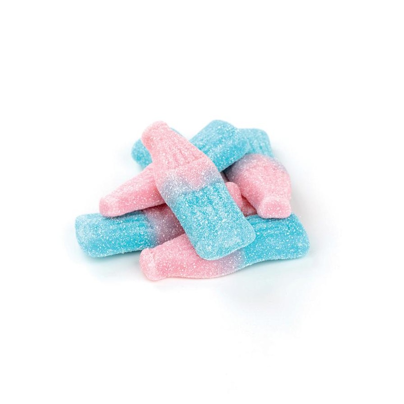 GUMMI SOUR BUBBLE GUM BOTTLES