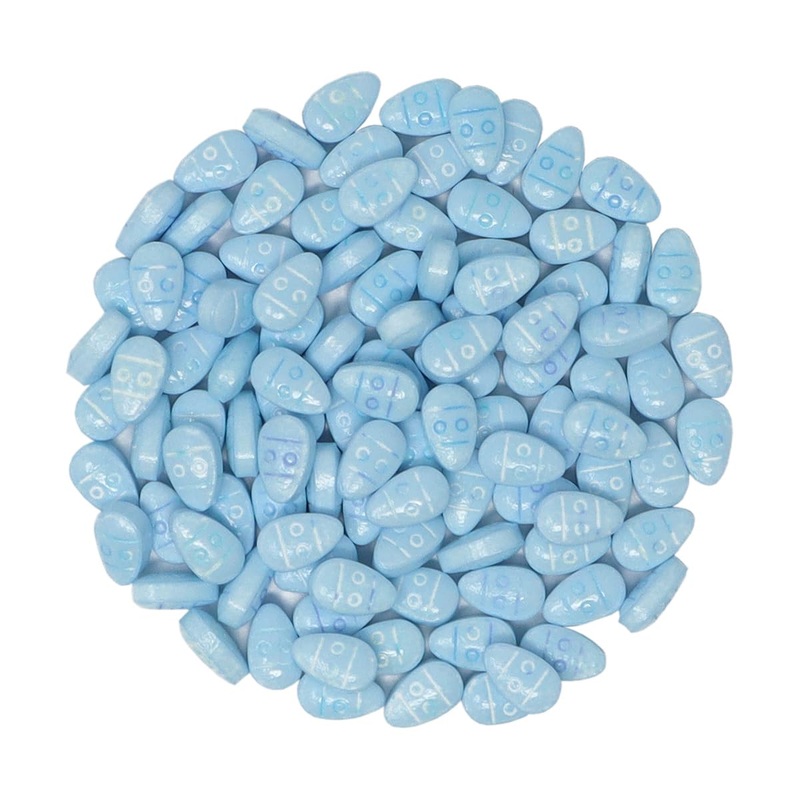 Mystic Sprinkles Easter Candy Shapes Sprinkles (Blue Easter Eggs, 1 Pound Bag)
