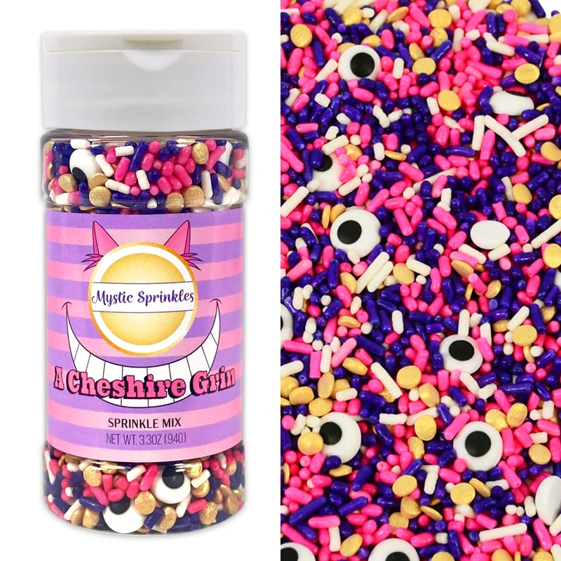 Mystic Sprinkles Wonderland Sprinkle Mixes (A Cheshire Grin 3.3Oz)