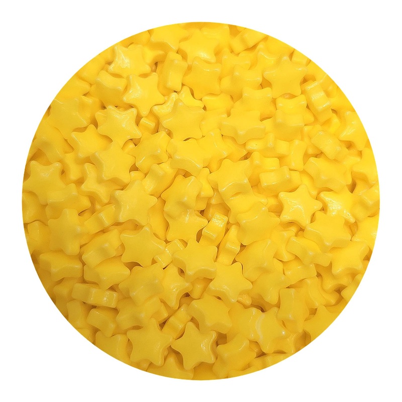 Ncs Yellow Stars Edible Candy Sprinkles, 8 Ounces – Great For Cupcakes, Cookies, Cakes, Cakes Pops, Donuts