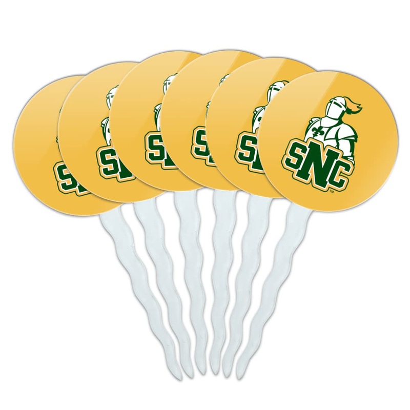 St. Norbert College Secondary Logo Cupcake Picks Toppers Decoration Set Of 6